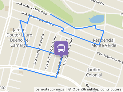 Mapa da parada