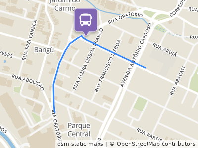 Mapa da parada