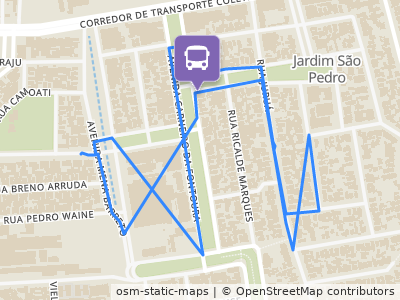 Mapa da parada