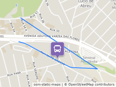 Mapa da parada