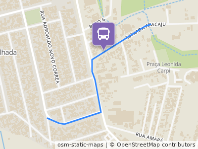 Mapa da parada