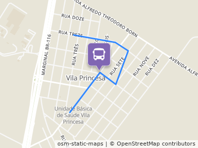 Mapa da parada