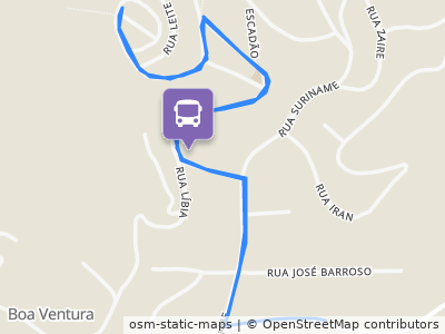 Mapa da parada