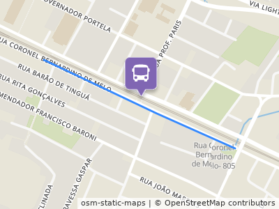 Mapa da parada