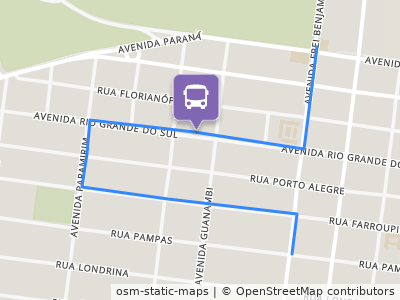 Mapa da parada
