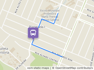 Mapa da parada