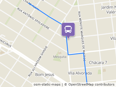 Mapa da parada