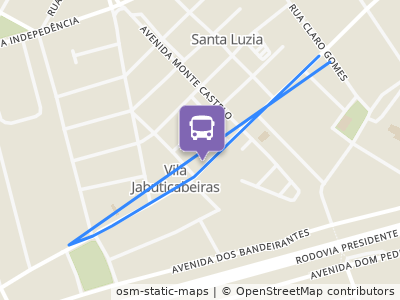 Mapa da parada