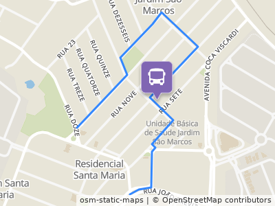 Mapa da parada