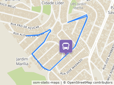 Mapa da parada