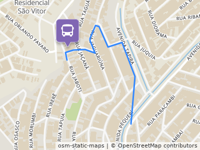 Mapa da parada