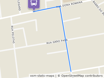 Mapa da parada