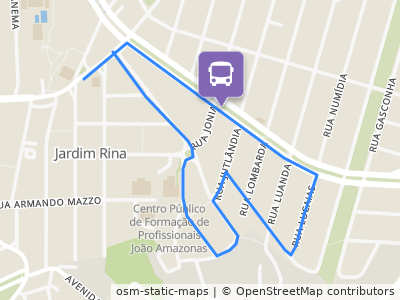 Mapa da parada