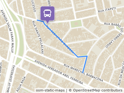 Mapa da parada