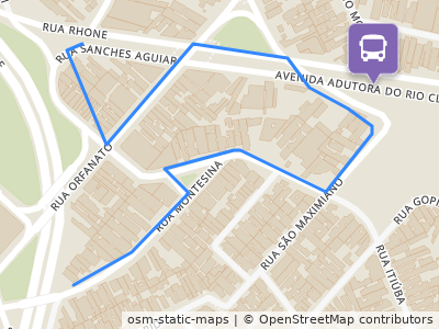 Mapa da parada