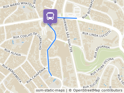 Mapa da parada