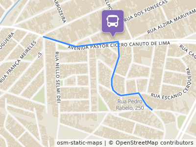 Mapa da parada