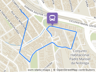 Mapa da parada