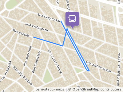 Mapa da parada
