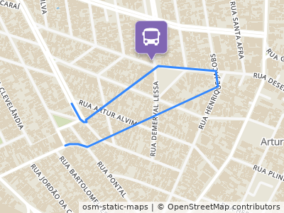 Mapa da parada