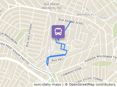 Mapa da parada