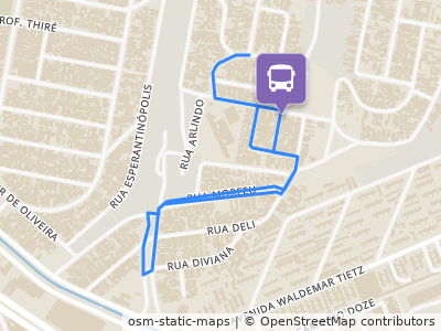 Mapa da parada
