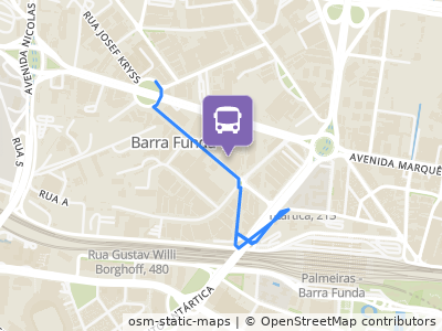 Mapa da parada