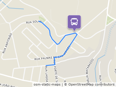 Mapa da parada