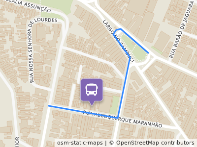 Mapa da parada