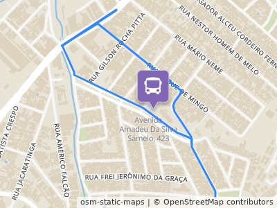 Mapa da parada