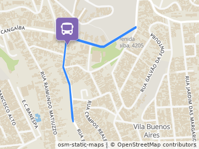 Mapa da parada