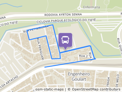 Mapa da parada
