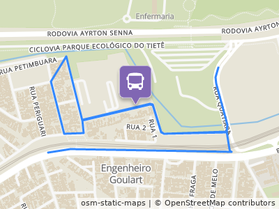 Mapa da parada
