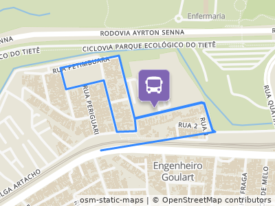 Mapa da parada