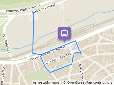 Mapa da parada