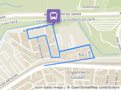 Mapa da parada