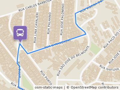 Mapa da parada