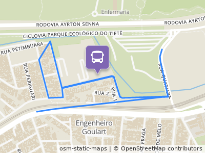 Mapa da parada