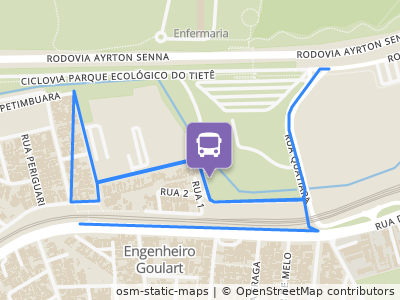 Mapa da parada