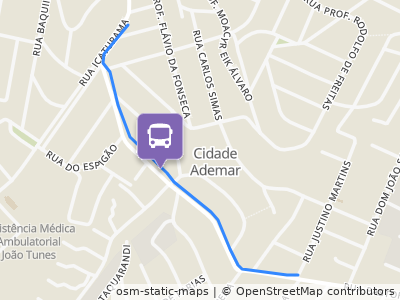 Mapa da parada