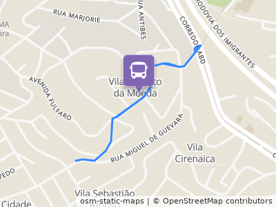 Mapa da parada