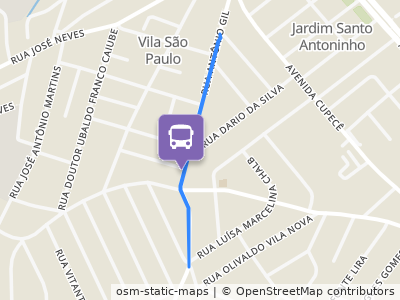 Mapa da parada