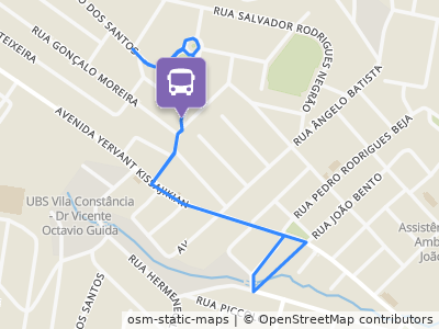 Mapa da parada