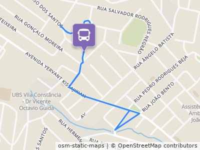 Mapa da parada