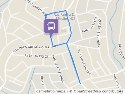 Mapa da parada