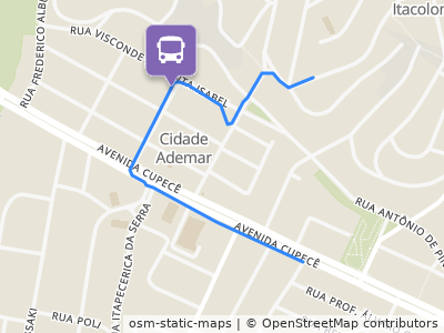 Mapa da parada