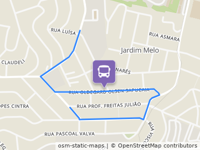 Mapa da parada