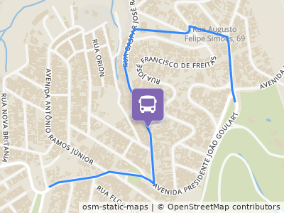 Mapa da parada