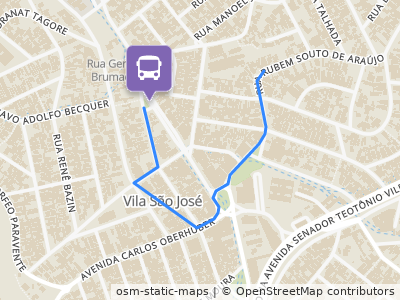 Mapa da parada