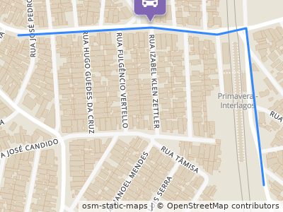 Mapa da parada